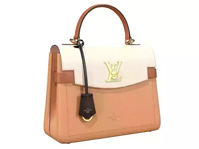 Louis Vuitton Lockme Ever BB Caramel Bag Low-poly 3D model