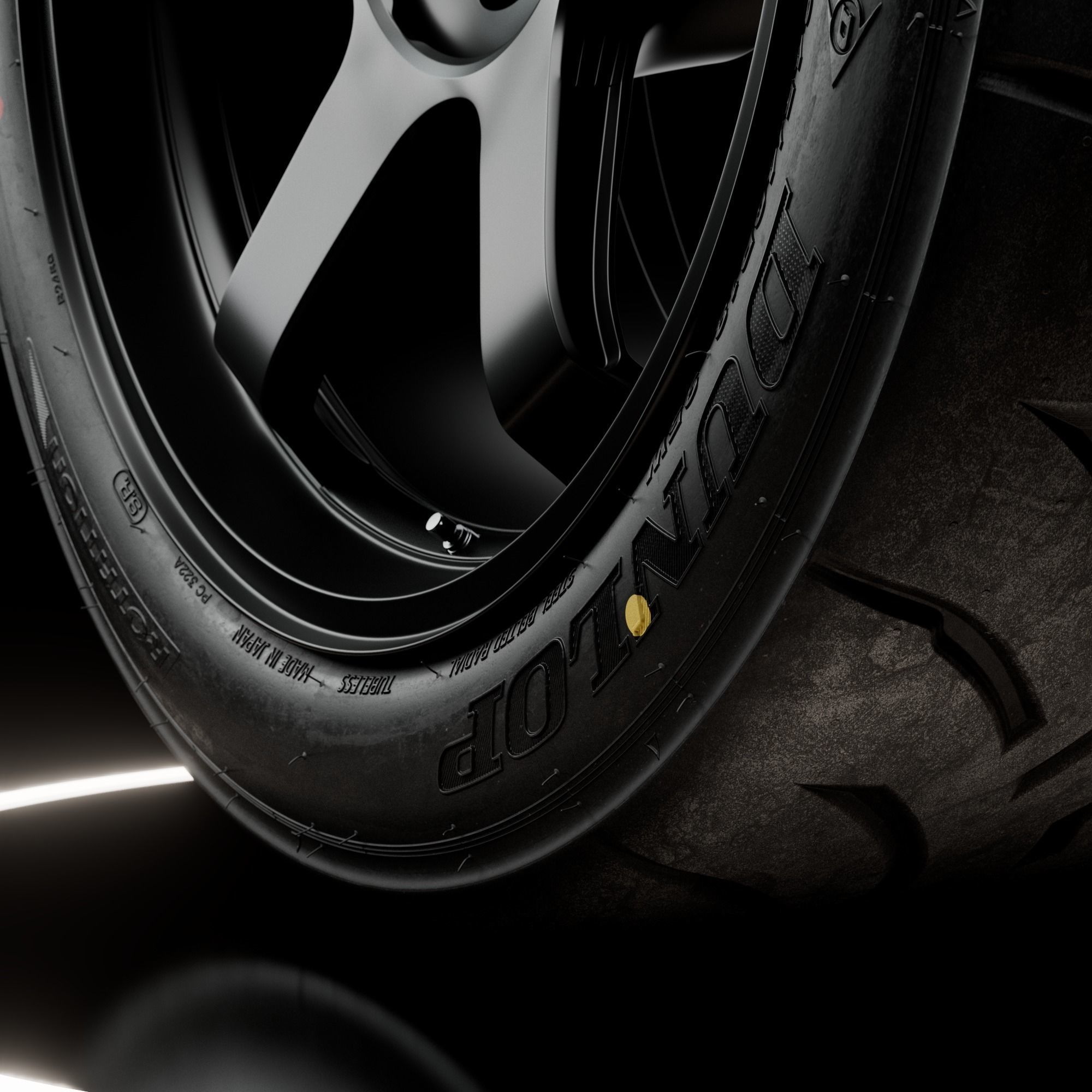 Dunlop Direzza 03G 3D model_4