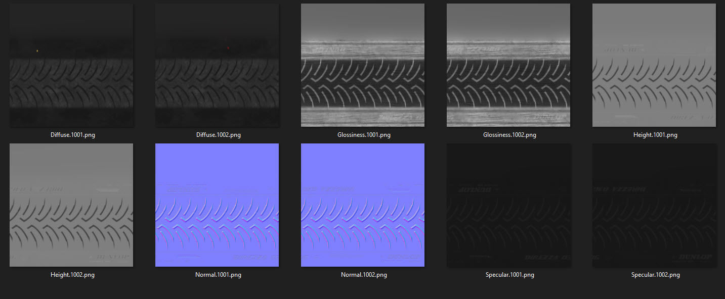 Dunlop Direzza 03G 3D model_6
