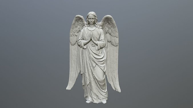 Angel Statue 04 3D print model