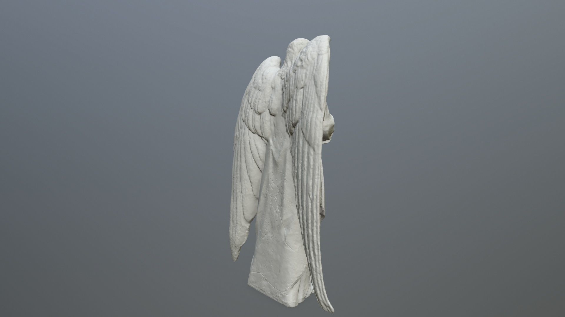 Angel Statue 04 3D print model_5