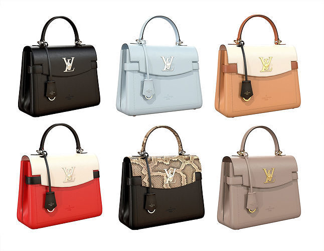 Louis Vuitton Lockme Ever BB 3D Model Collection