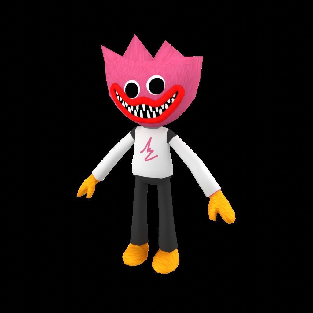 Poppy Huggy 3D Lowpoly Game Mobile  Low-poly 3D model_9