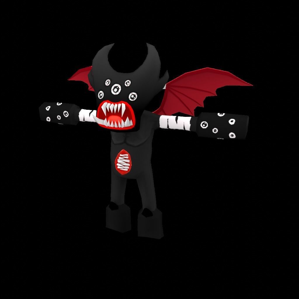 Poppy Huggy 3D Lowpoly Game Mobile  Low-poly 3D model_3