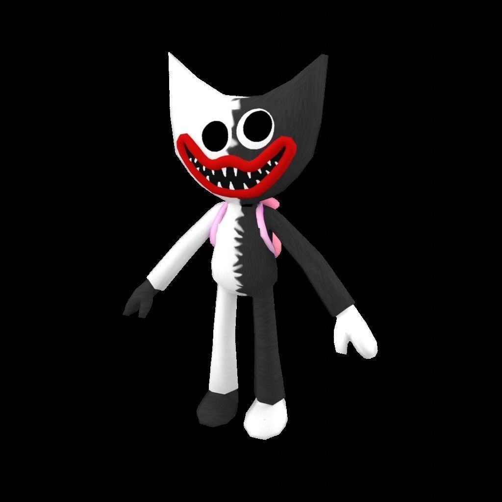 Poppy Huggy 3D Lowpoly Game Mobile  Low-poly 3D model_11