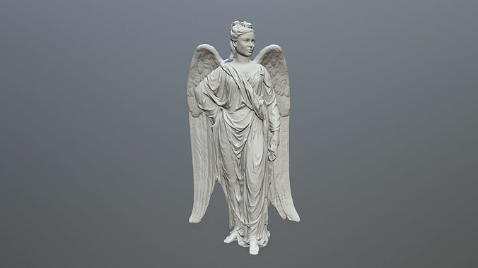 Angel Statue 05 3D print model