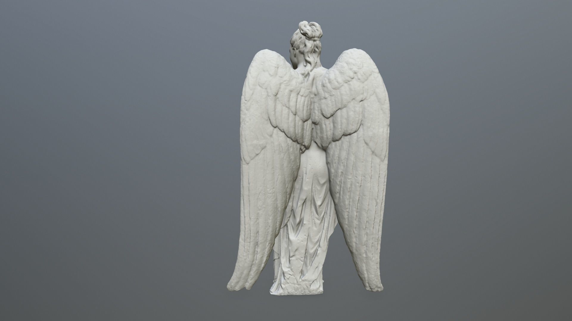 Angel Statue 05 3D print model_4