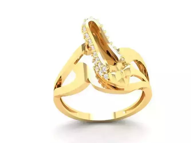 laddy slipper ring 494 3D print model