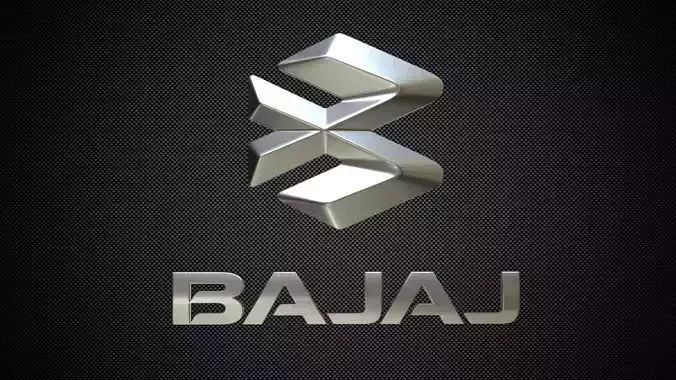 bajaj logo 3D model