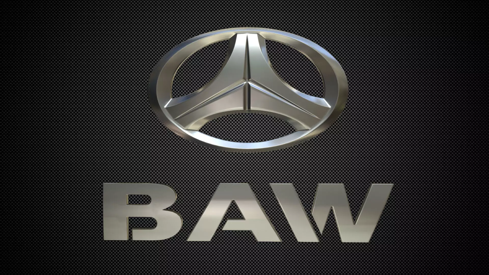 baw logo 3D model