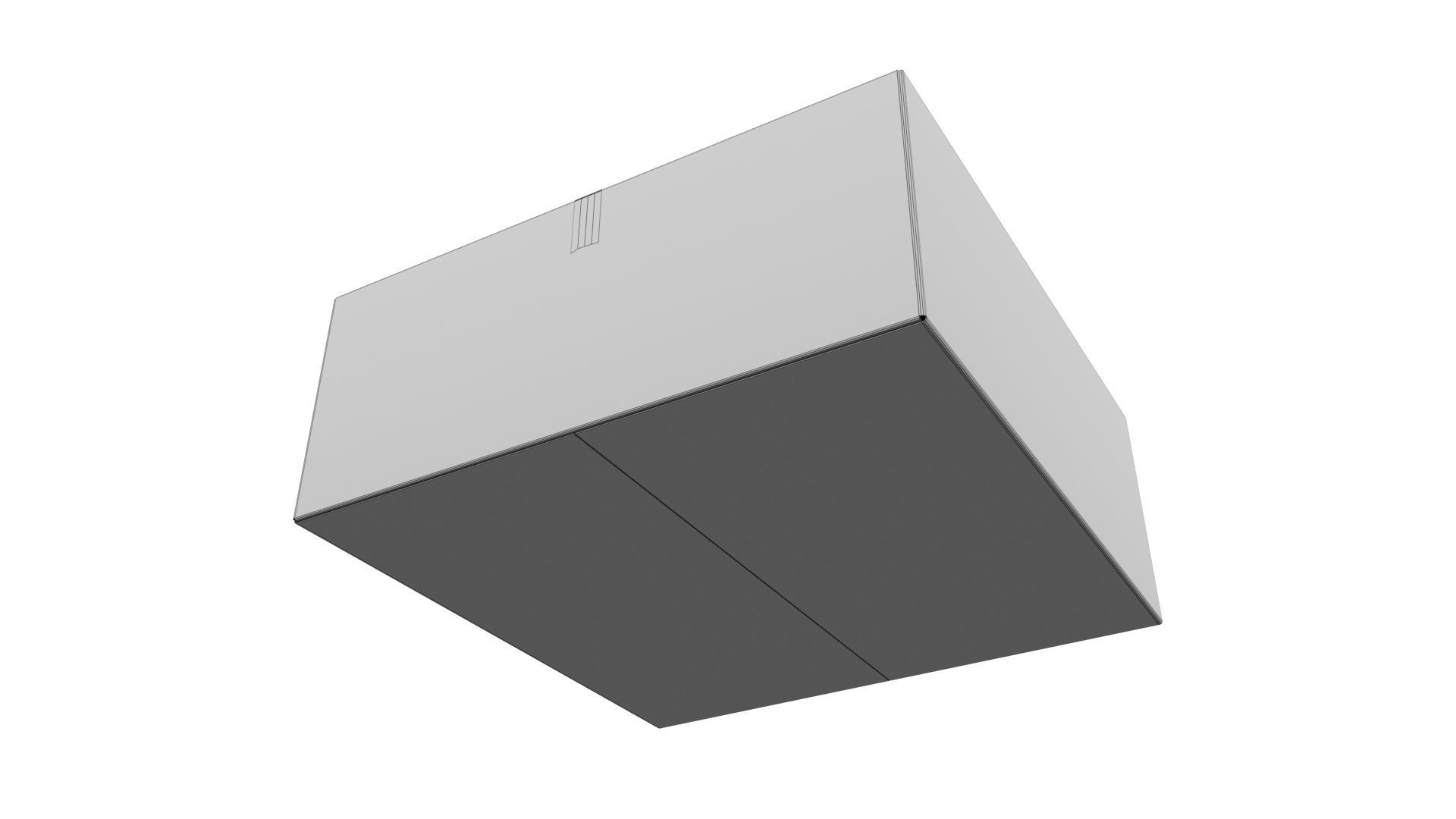 Cardboard box 14 3D model_10