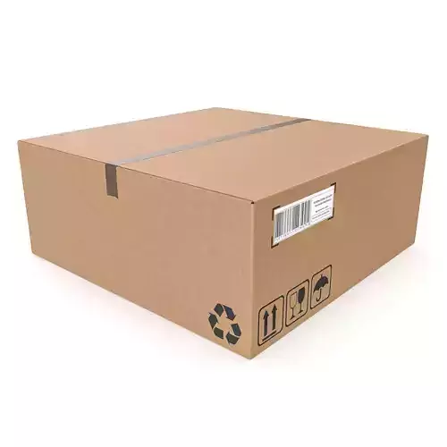 Cardboard box 14 3D model