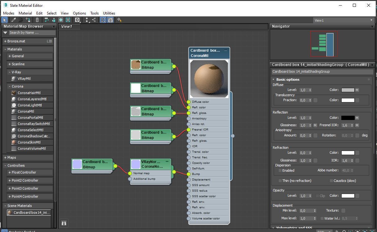 Cardboard box 14 3D model_13