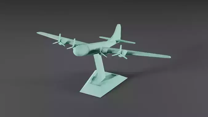 B-29 Superfortress Plane 3D print model