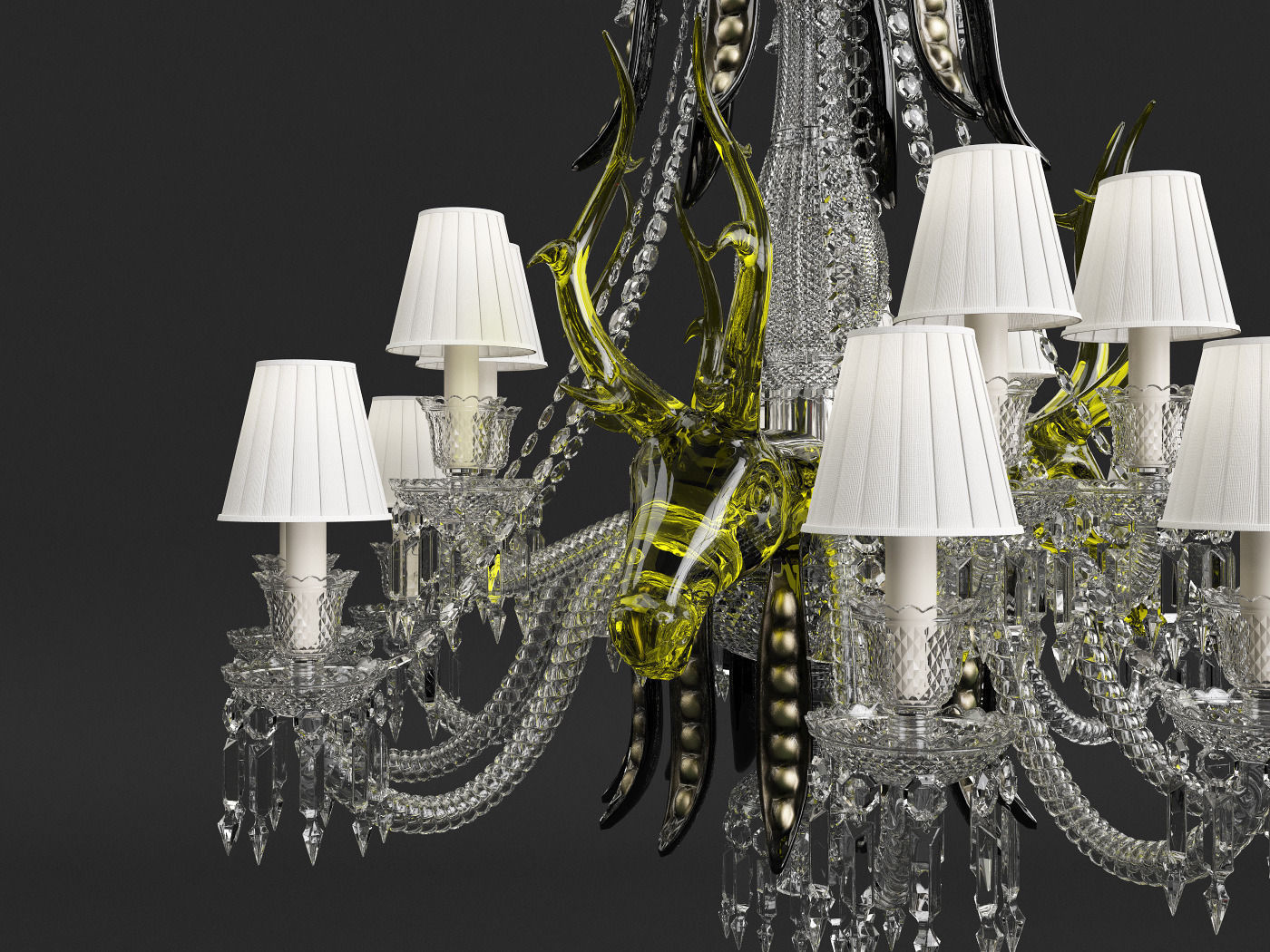 Baccarat Etrange Zenith - Philippe Stark 3D model_2