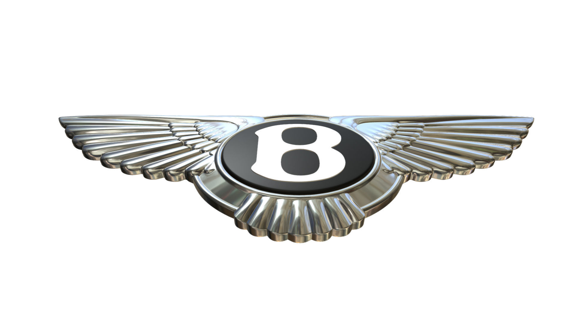bentley logo 3D model_5