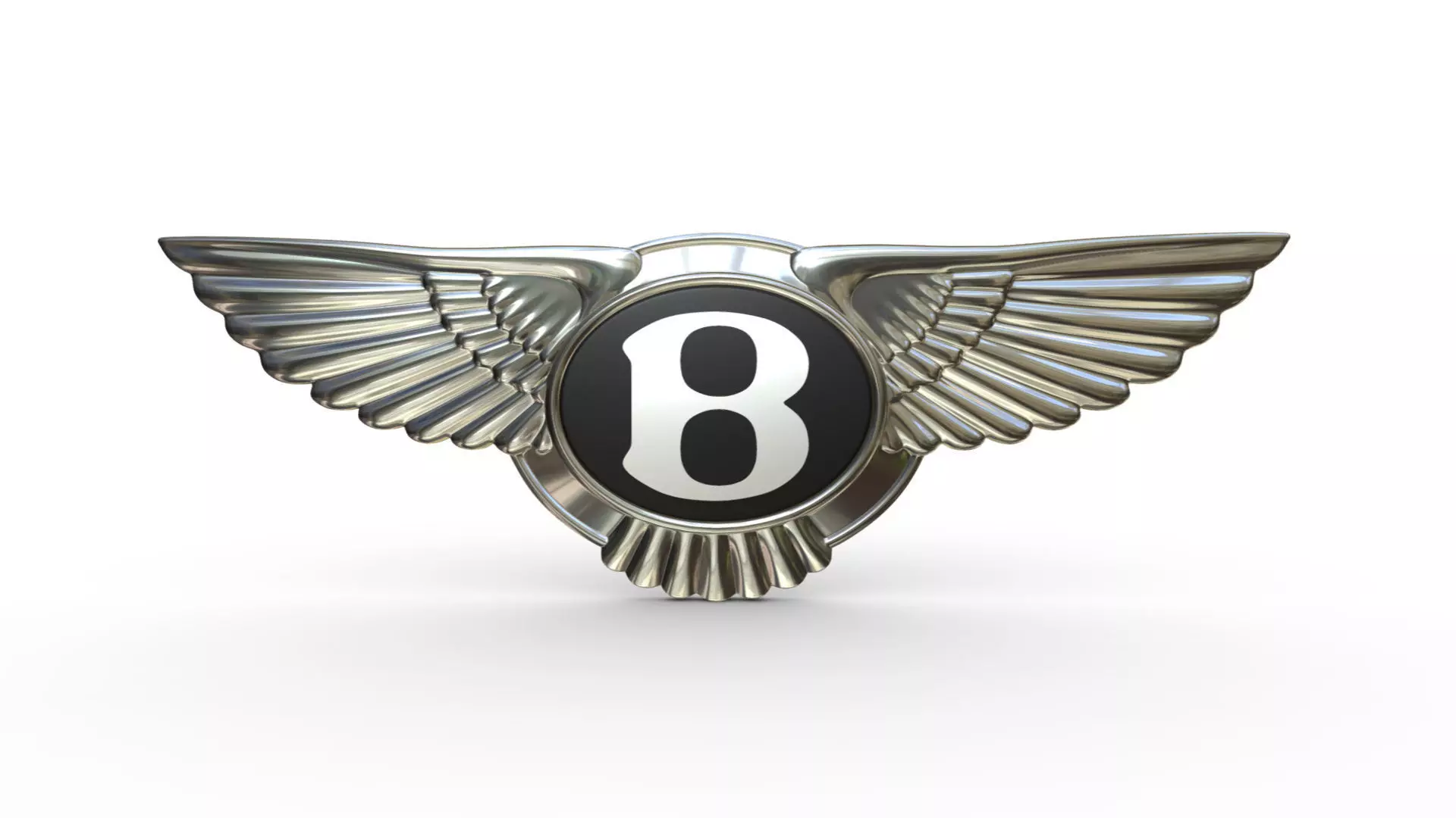 bentley logo 3D model_0