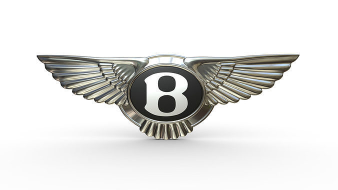 bentley logo 3D model
