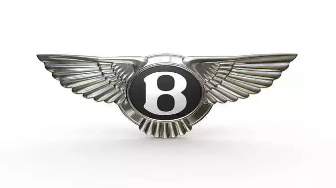 bentley logo 3D model