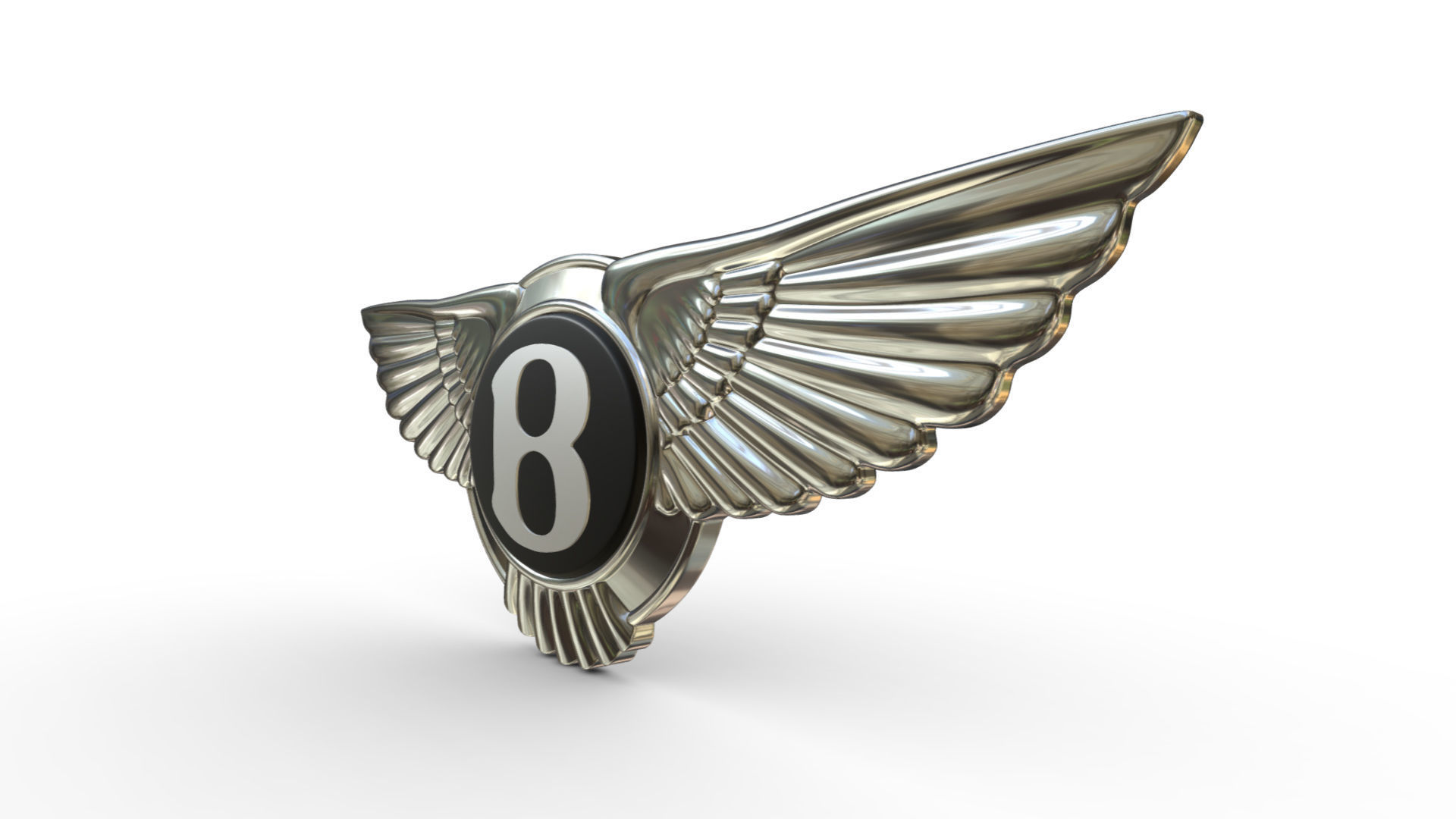 bentley logo 3D model_1