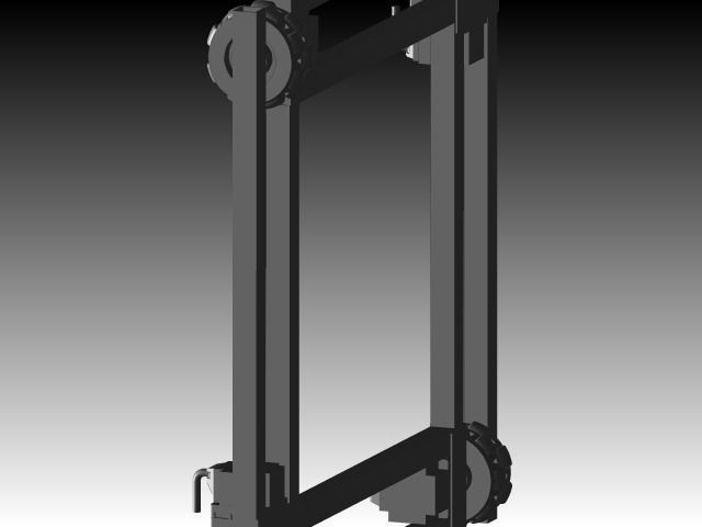 mobile robot base Free 3D model_2