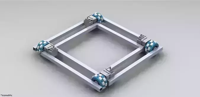 mobile robot base Free 3D model