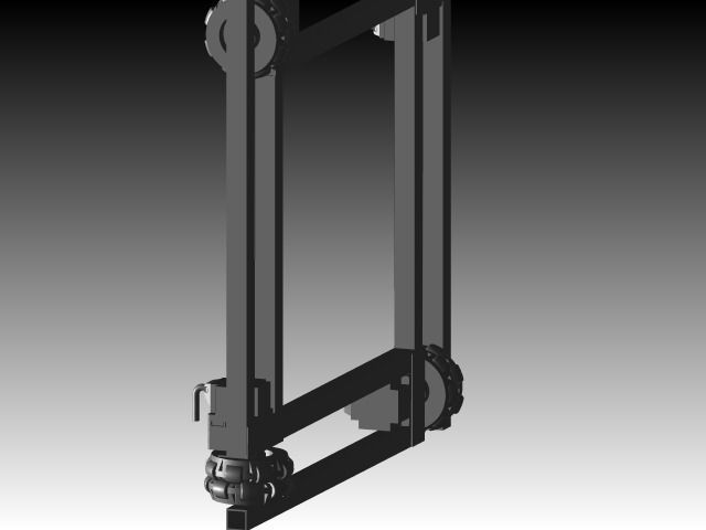 mobile robot base Free 3D model_3