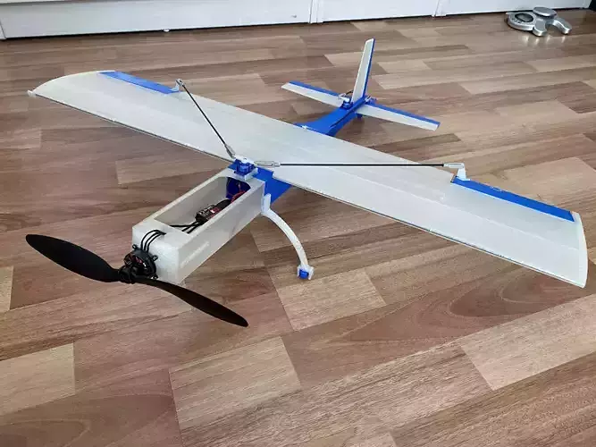 3D Printable RC Plane BowerBird 3D print model