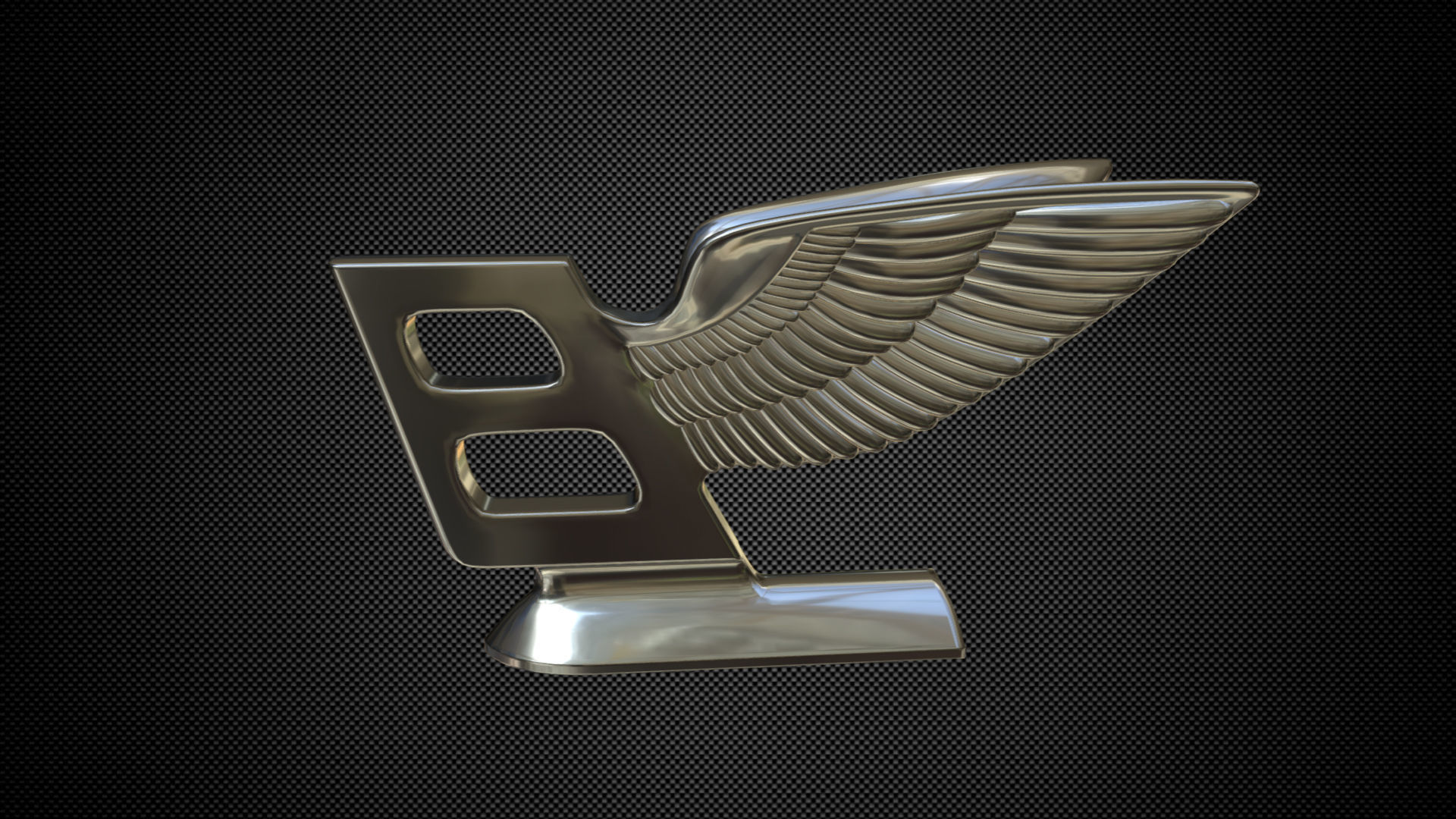 bentley logo 3D model_1