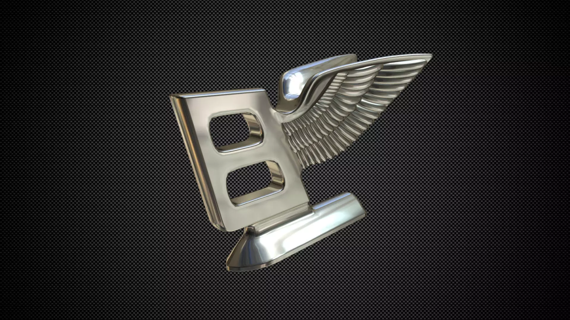 bentley logo 3D model_0