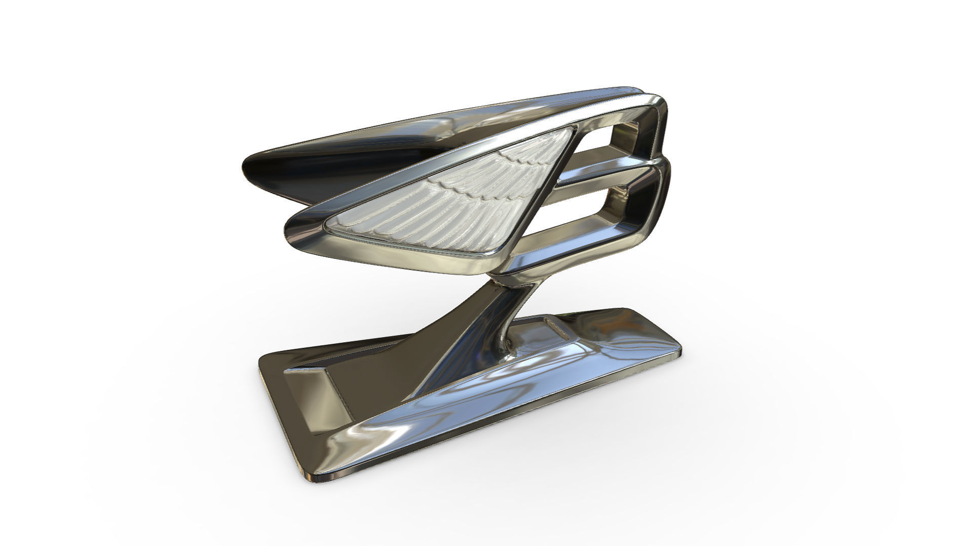 bentley logo 3D model_4