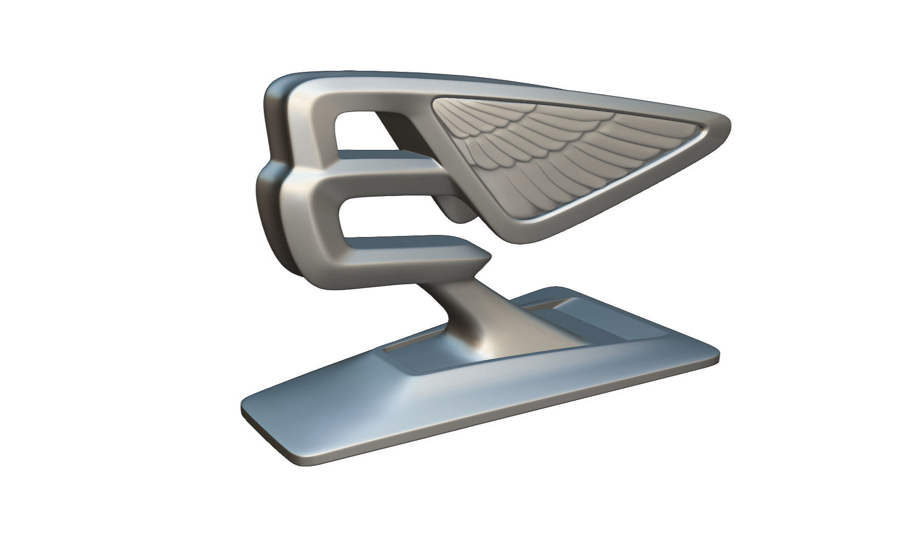 bentley logo 3D model_9