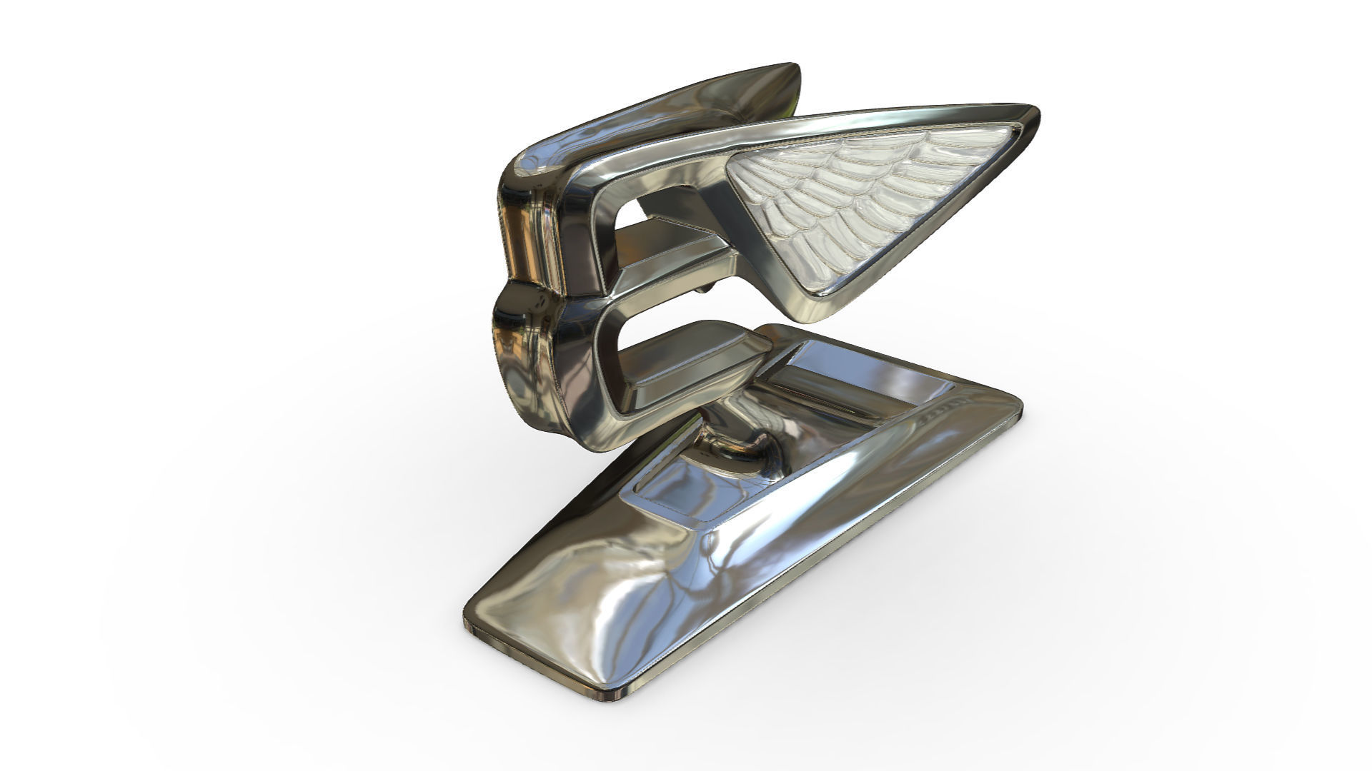 bentley logo 3D model_8