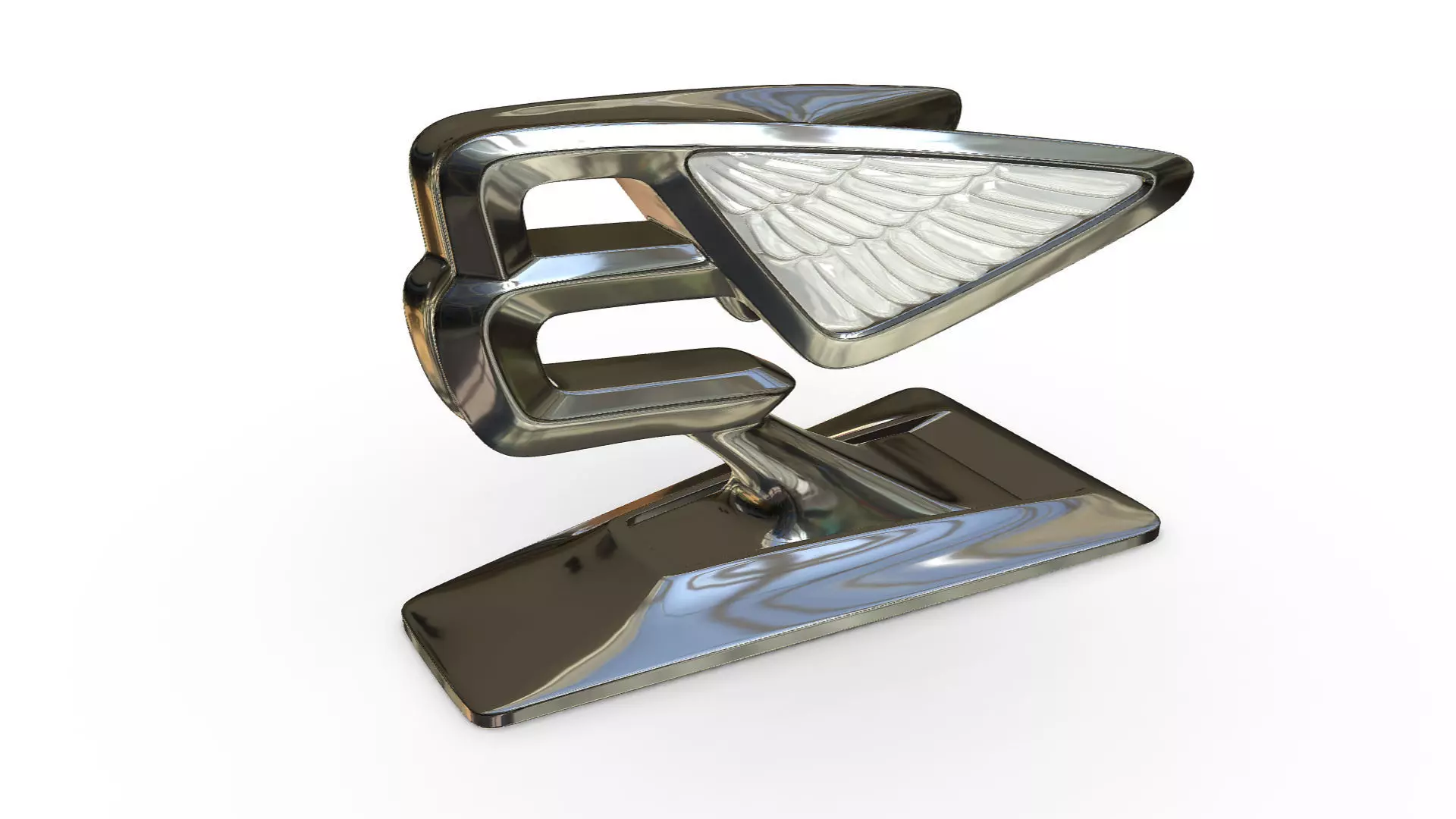 bentley logo 3D model_0