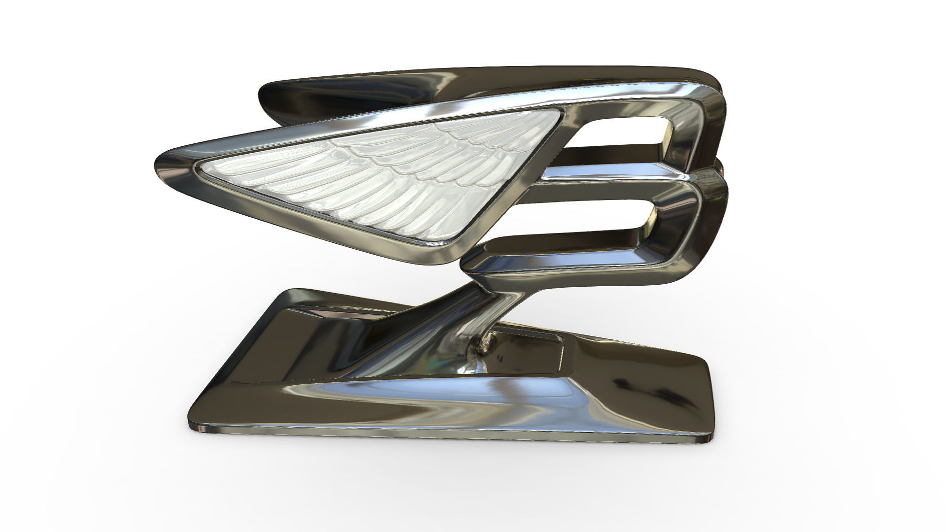 bentley logo 3D model_5