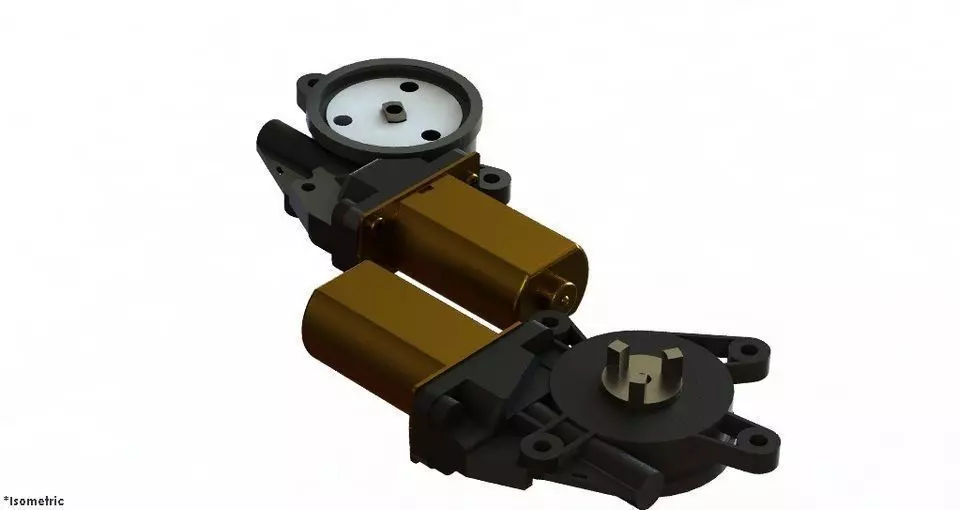 power window dc motor Free 3D model
