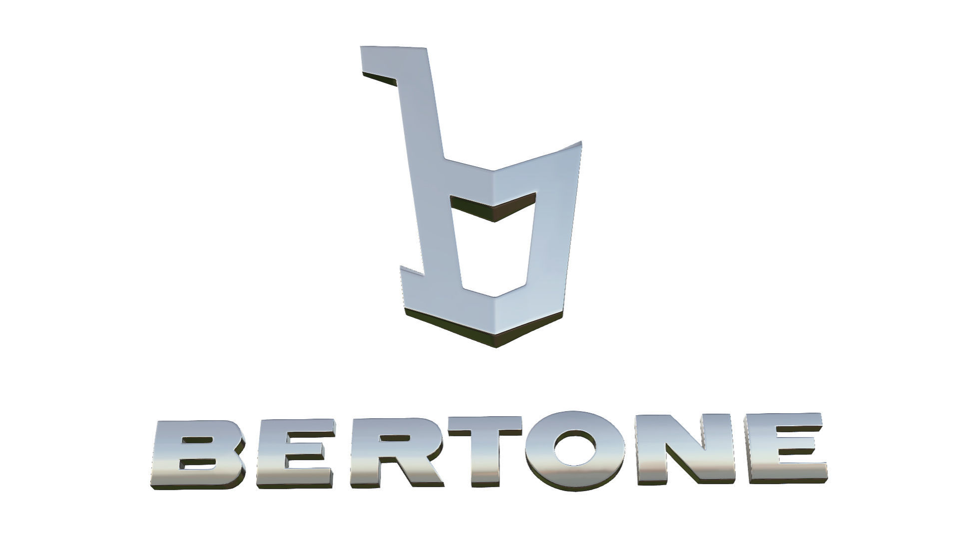 bertone logo 3D model_4
