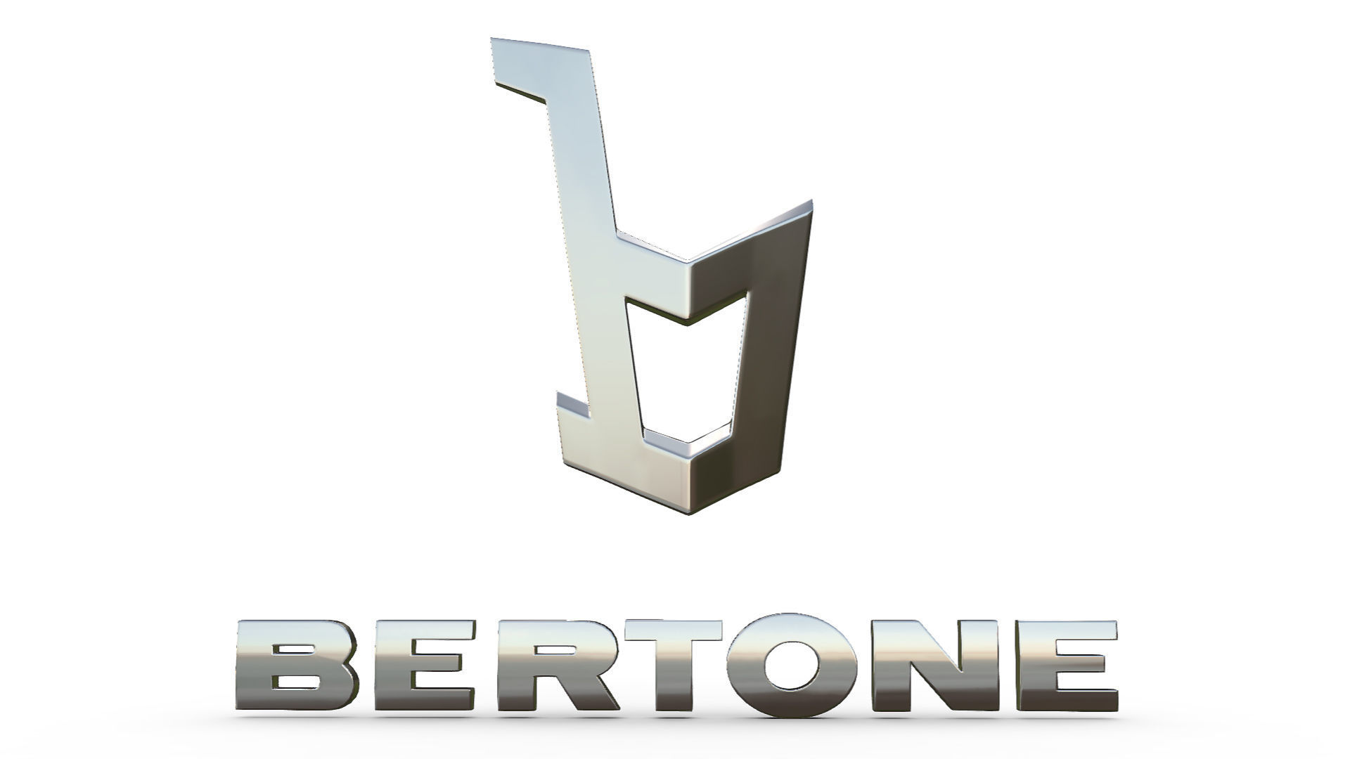 bertone logo 3D model_1