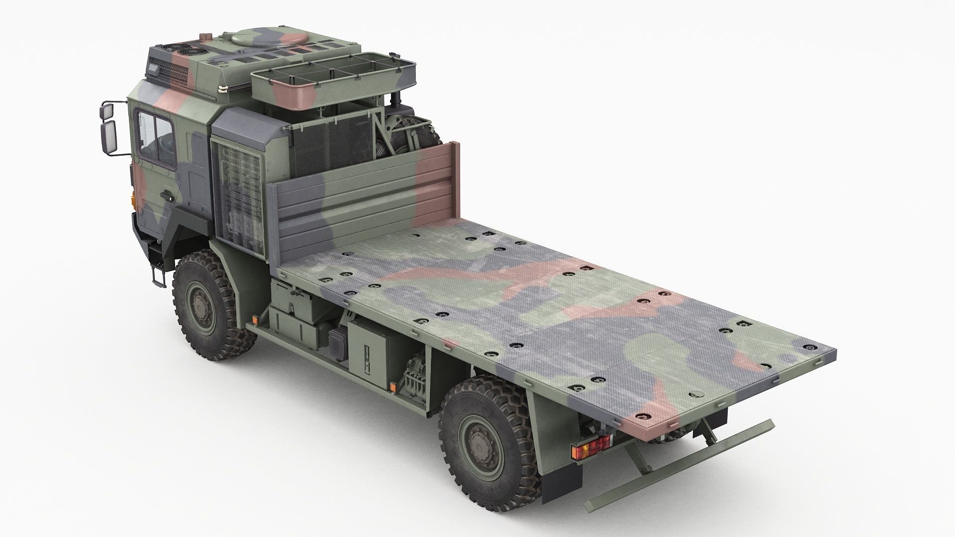 Military truck MAN HX60 3D model_22