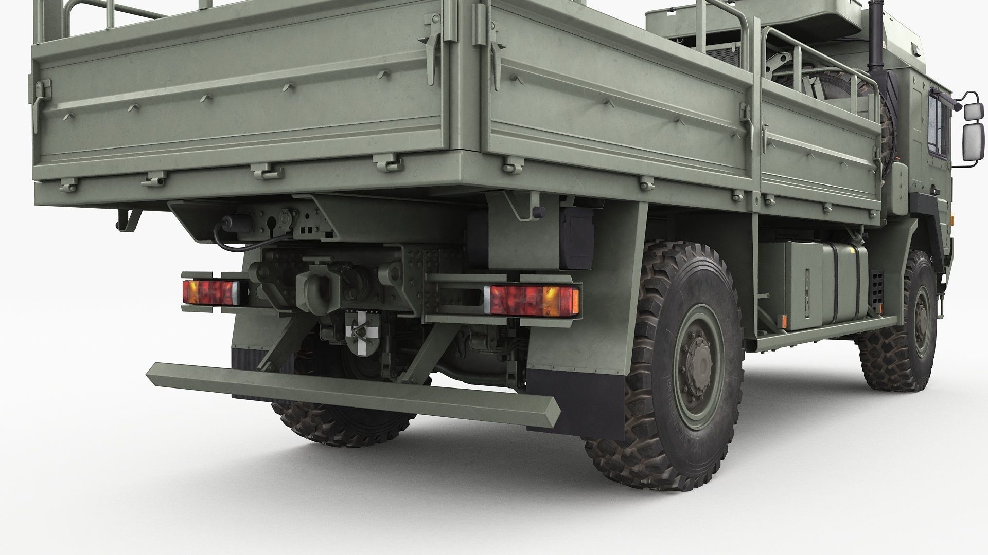 Military truck MAN HX60 3D model_24
