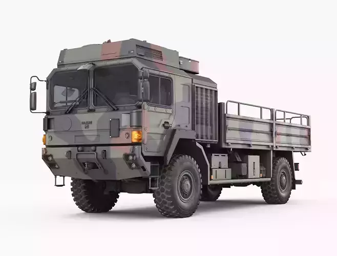 Military truck MAN HX60 3D model