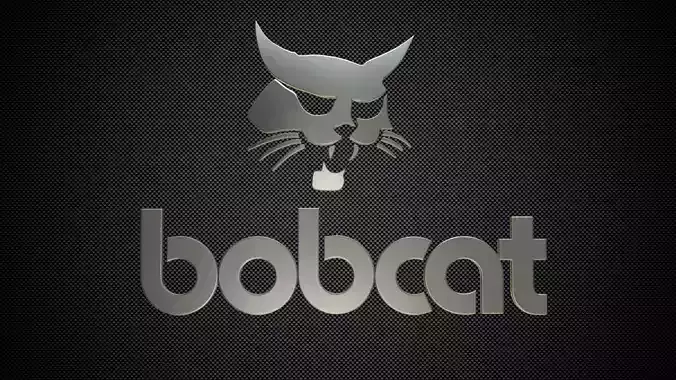 bobcat logo 3D model