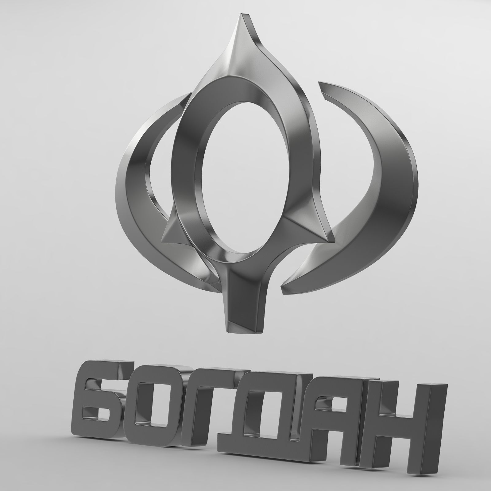 bogdan logo 3D model_9