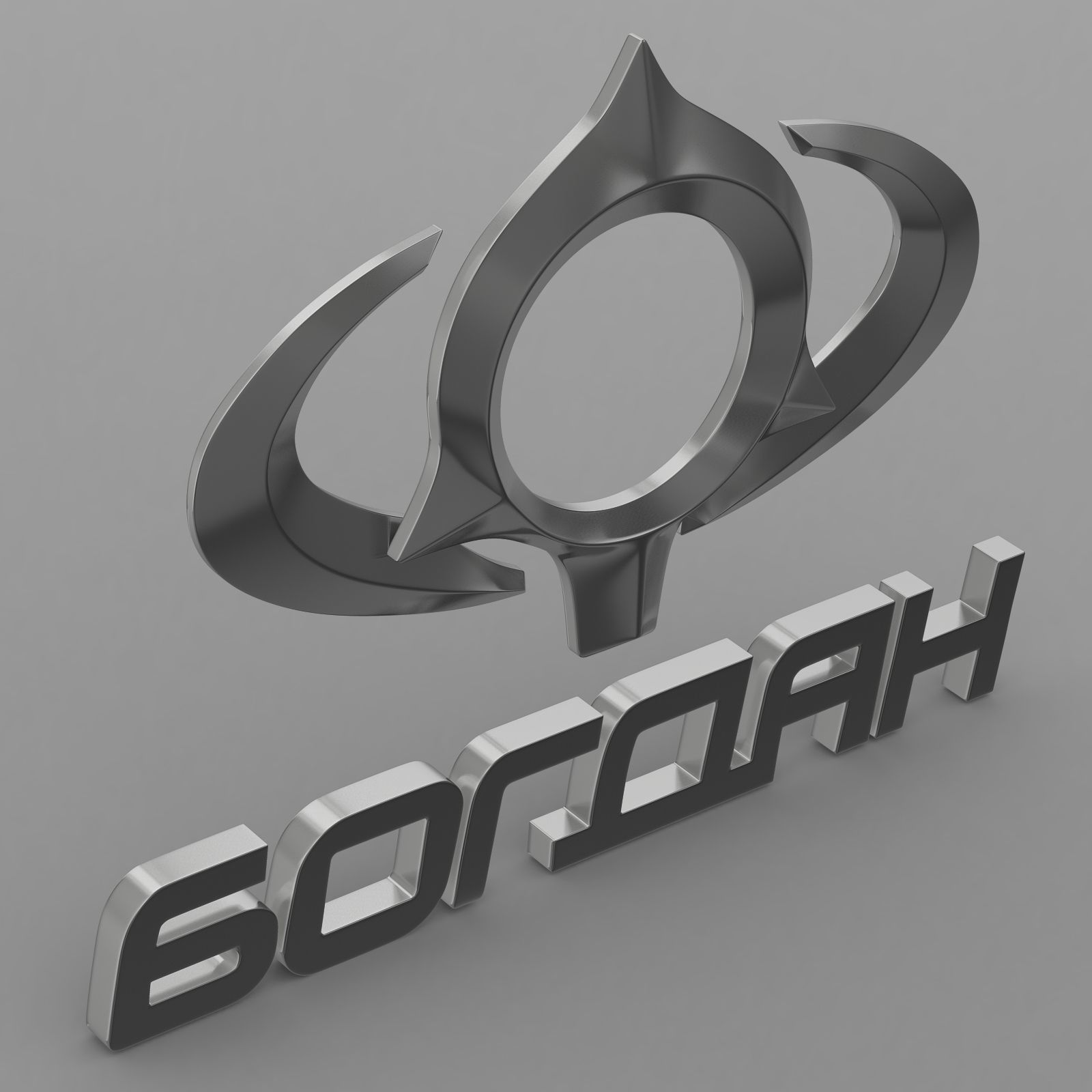 bogdan logo 3D model_10