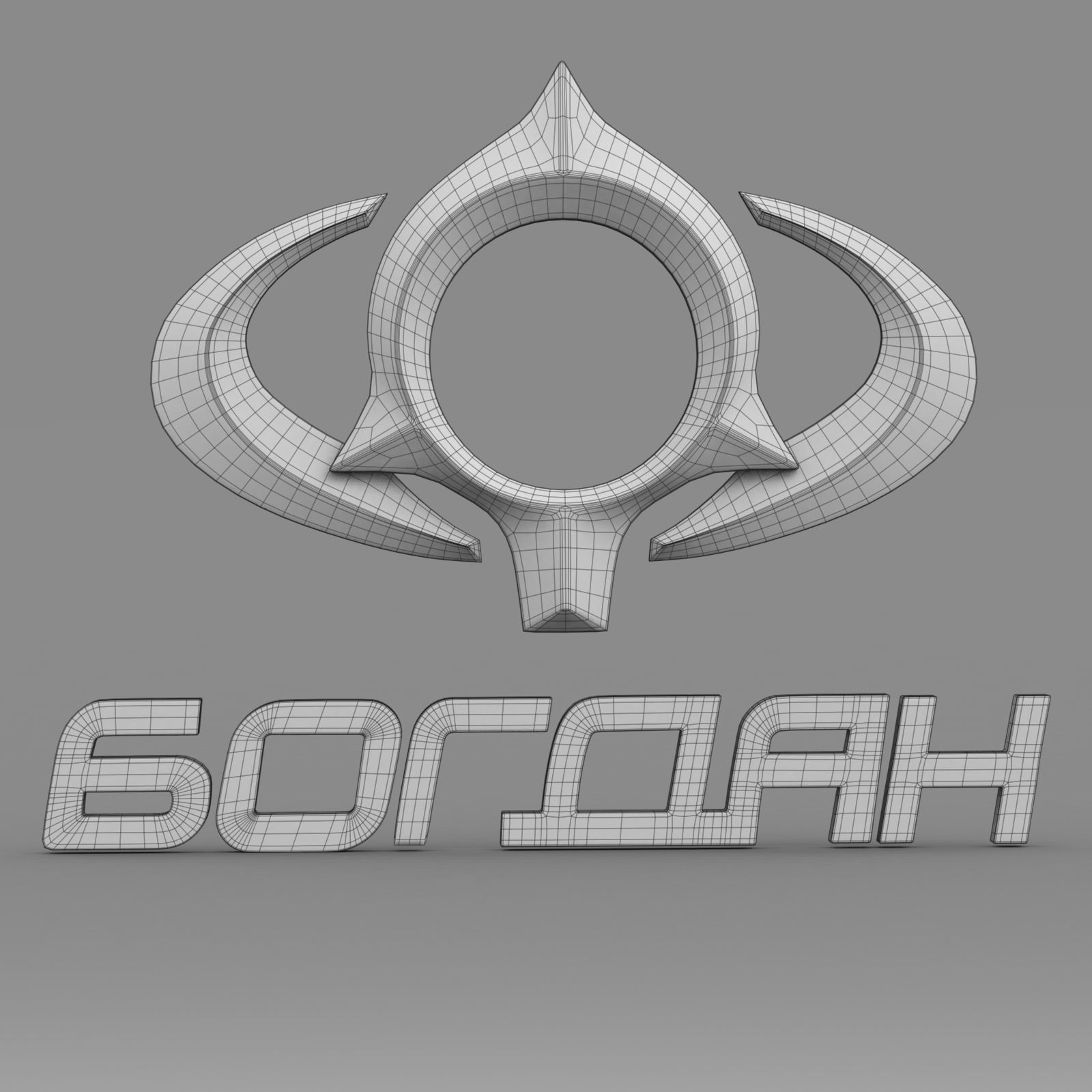 bogdan logo 3D model_13