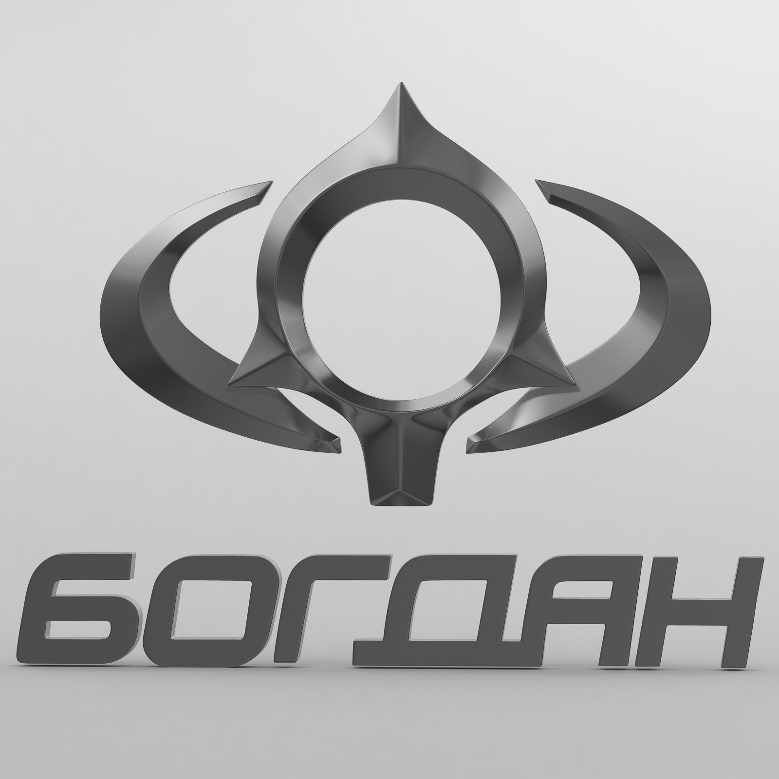 bogdan logo 3D model_8