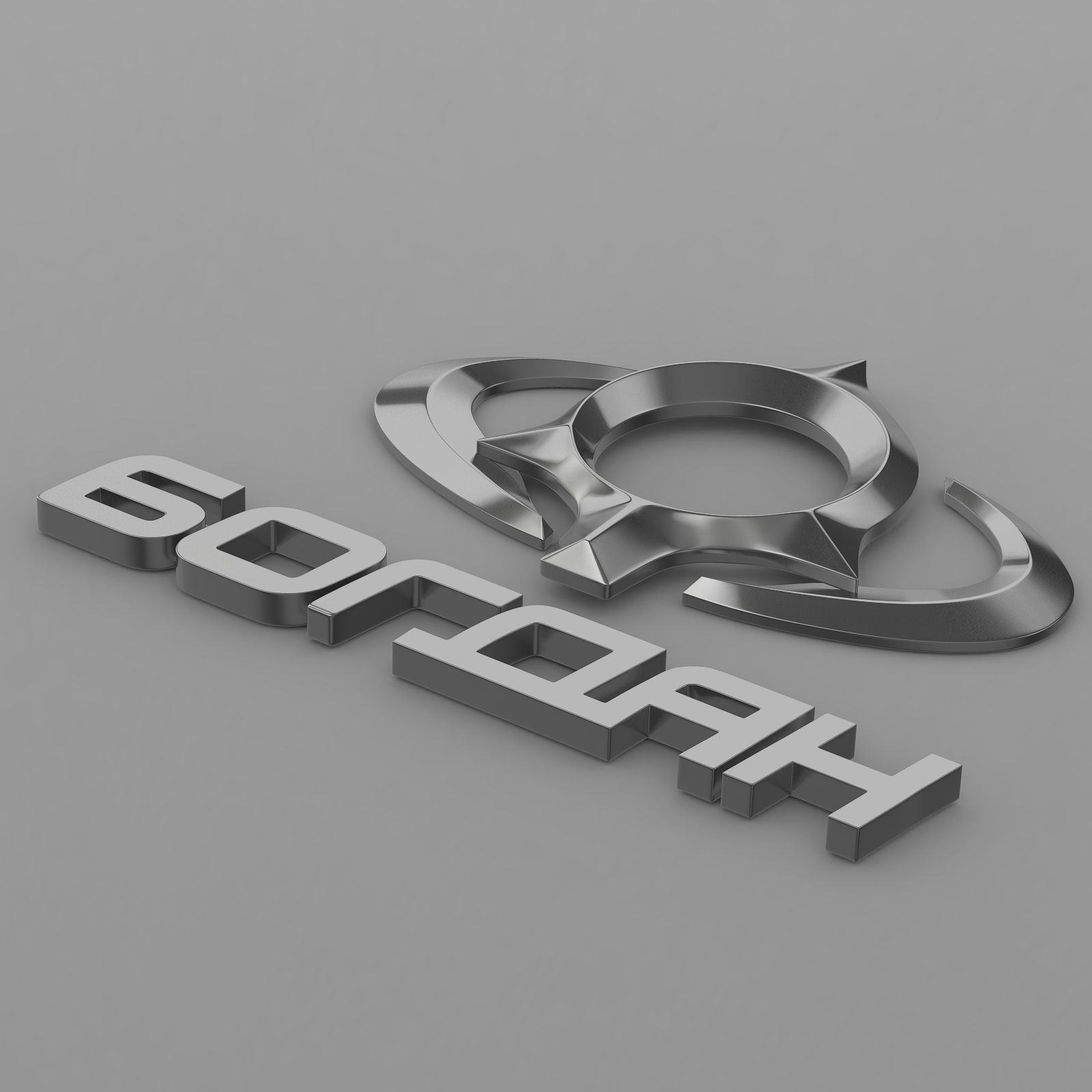 bogdan logo 3D model_11