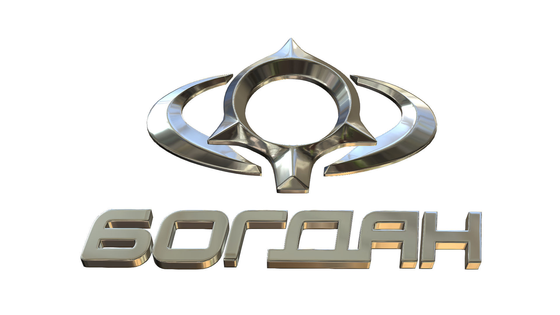 bogdan logo 3D model_4