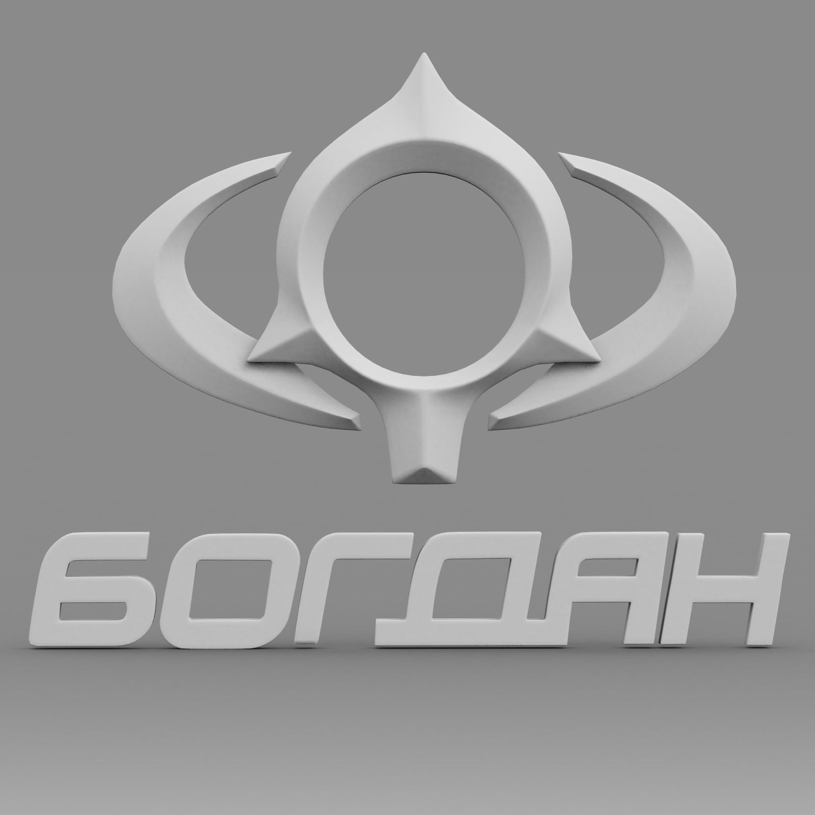 bogdan logo 3D model_12