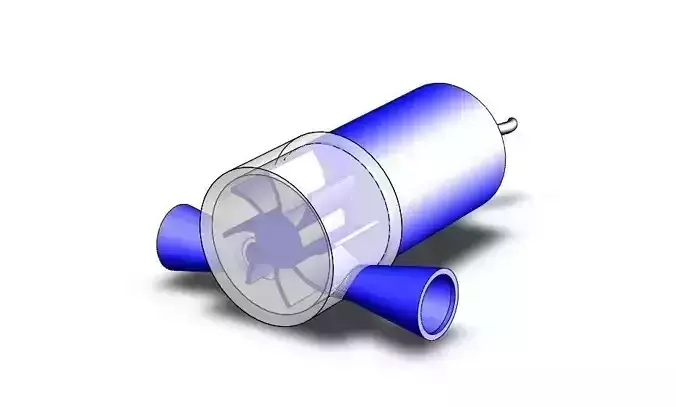 turbine generator  Free 3D model